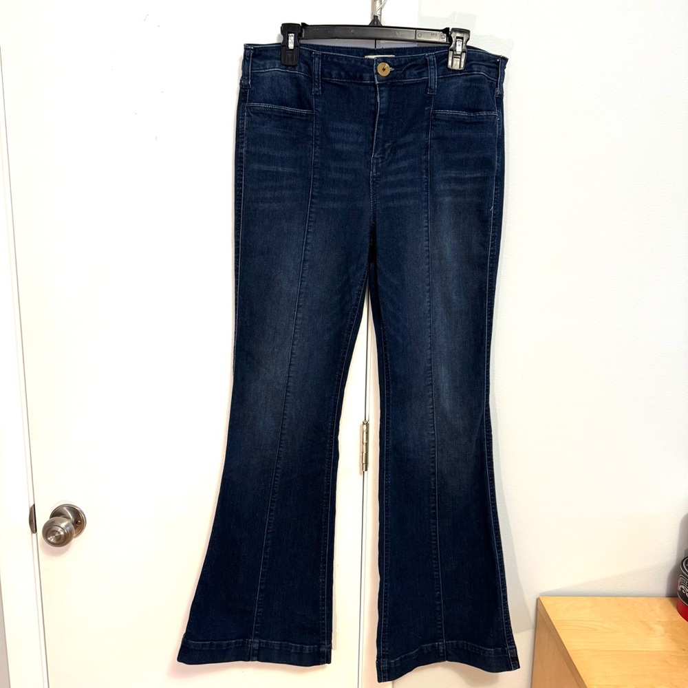 Altar'd State Deep Indigo Flare Jeans. Size 31